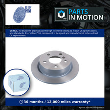 2x Brake Discs Pair Solid fits