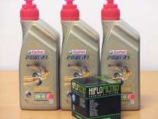 Castrol Power 1 4T 10W40 / Oil Filter Honda CB750 Seven Fifty RC42 91 - 03 Model