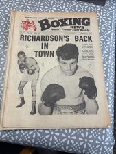 Boxing News Aug 18th 1961 Dick