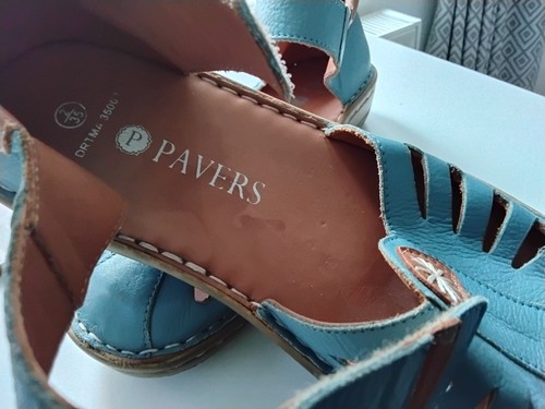 Pavers leather sandals size - size, 35