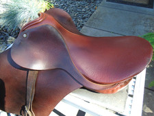 Horse saddle nice leather including stirrups