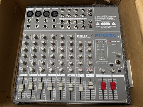 Phonic mixing desk mm122 - phonic,