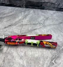 IONIKA Pink Tattoo Style  Ceramic Mini Hair Straightnerr Pink