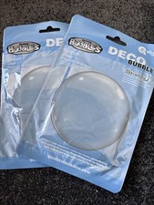 Qualatex 24-inch Deco Bubble Balloon, Two Clear, Two Baby Footprint Design