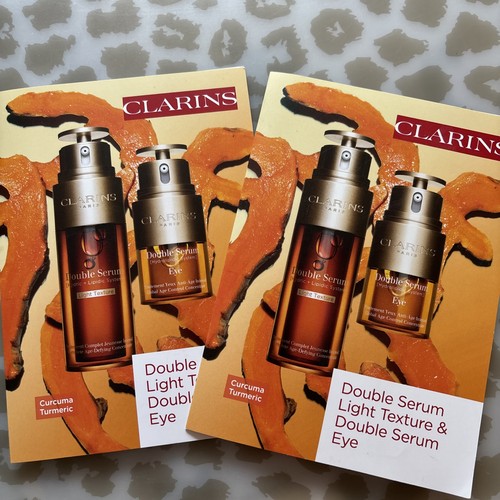 Clarins double serum samples - double,