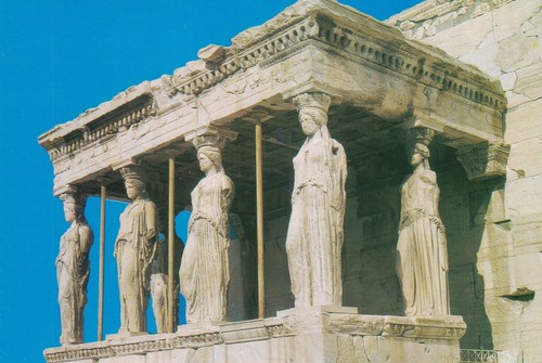 Postcard portico the - postcard, of