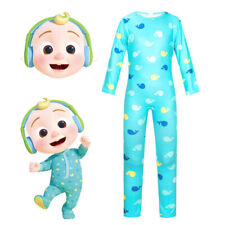 Kids Cocomelon JJ Christmas Costume Cosplay Jumpsuit Mask Fancy Dress Party Gift