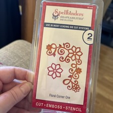 Spellbinders Shapeabilities Die D-Lites - Floral Corner One (Set of 2) S2-030