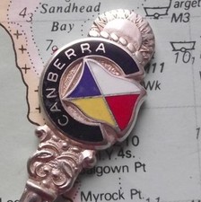 c1960 P&O Shipping Line Falklands War Troop Ship SS Canberra Spoon C