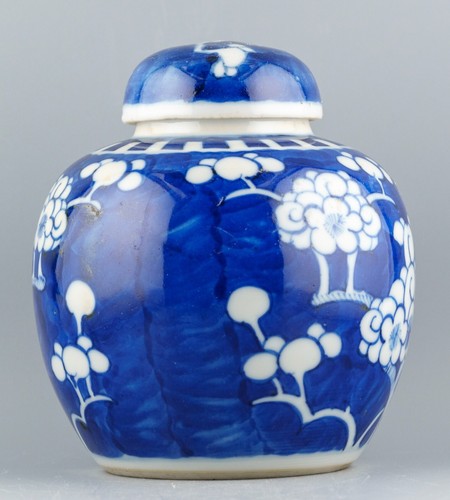Chinese porcelain ginger jar - porcelain,