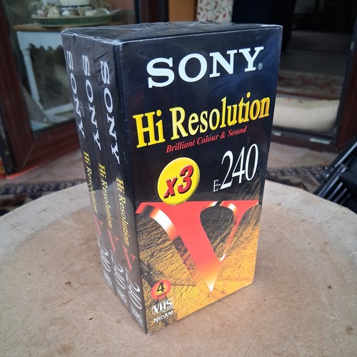 Sony 240hr vhs video - x, e-240hr