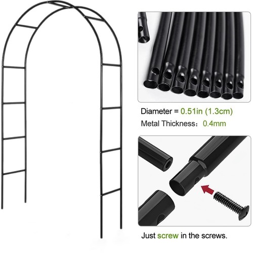 Metal garden arch heavy - metal,