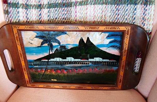 Vintage butterfly wing serving
