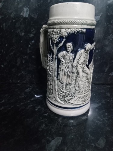 Vintage german beer stein - german,
