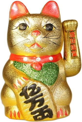 Very large gold - large, maneki