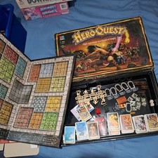 MB Games Hero Quest Board Game for spares extra parts see info and pictures
