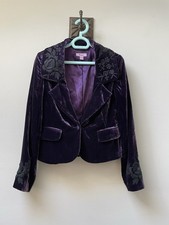 Monsoon Purple Velvet Jacket