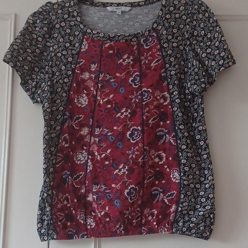 Next dark navy red - dark, white