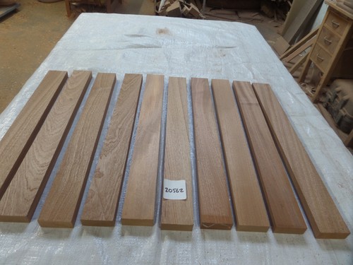 Hardwood planed timber slats - planed,