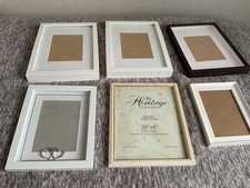 Bundle of six photo frames -