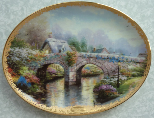 Thomas kinkade plate - thomas, of