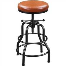 Bar Stool for Kitchen Counter Height Industrial Swivel Bar Stool Metal Stool