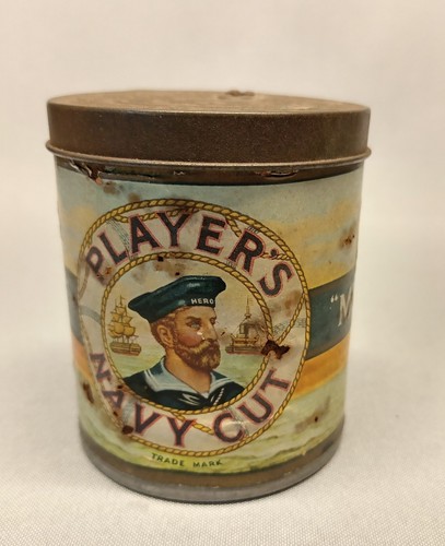 Vintage round players navy cut - vintage,
