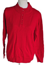 Ladies Damart Knitted Button