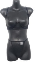 Mesh Cupless Bra and G-String