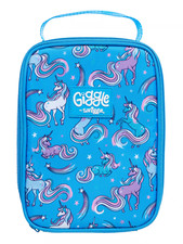 Giggle Smiggle Unicorn Blue Insulated Carry Handle Lunch Sandwich Bag