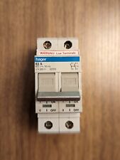 Hager N263 63A Double Pole Main Switch Isolator