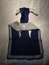 Post-WW2 Royal Navy Sailor Seamen’s Blue Collar Uniform