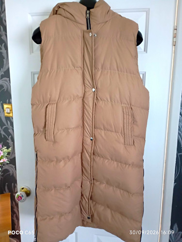 Quiz beige long hooded - quiz,
