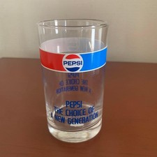Pepsi Cola Glass Retro