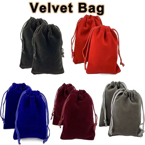5pcs soft velvet drawstring - 2-5pcs,
