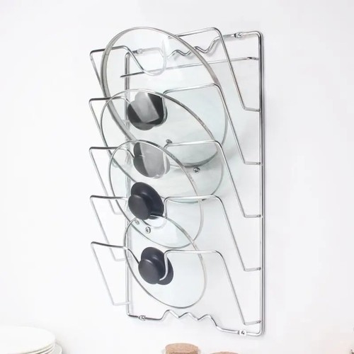 Tier pot lid rack wall - 5,