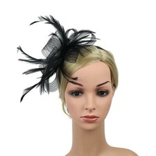 Hat Decor Cocktail Hair Clip