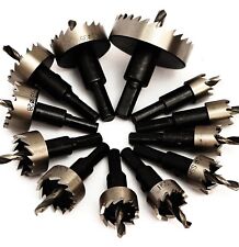 Hole Saw Tooth HSS Stainless Steel Drill Bit Cutter Wrench Metal Wood 12-100 mm