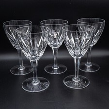 Stuart Crystal Claridge Wine Glasses 5 1/2" - Set of 5 - FREE USA SHIPPING
