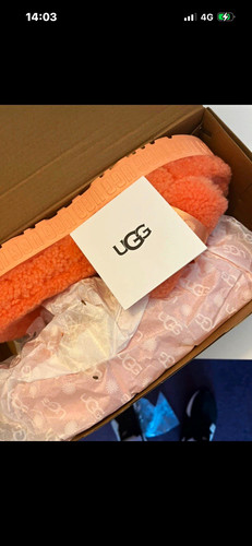 Ugg women orange faux fur - ugg,