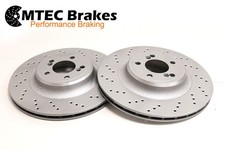 FOR BMW F87 M2 F80 M3 F82 F83 M4 2 REAR BRAKE DISCS SILVER COATED 34212284811/12
