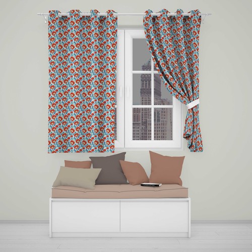 Blackout eyelet curtains - eyelet,