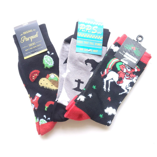 Novelty socks mens crew - socks,