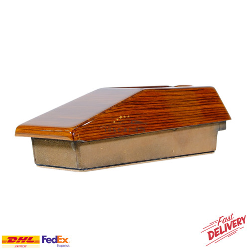 Wood zebrano cassette box for - wood,