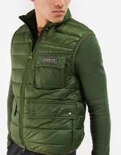BARBOUR INTERNATIONAL BOWSDEN GILET JACKET S NEW WITH TAGS Baffle Quilt RRP £149