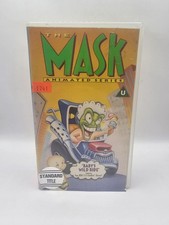 The Mask Animated Series Baby's Wild Ride VHS Video - UK PAL Edition Very Rare