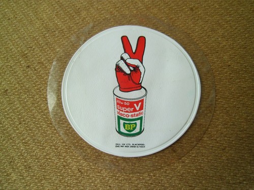 Vintage tax disc holder - disc, bp