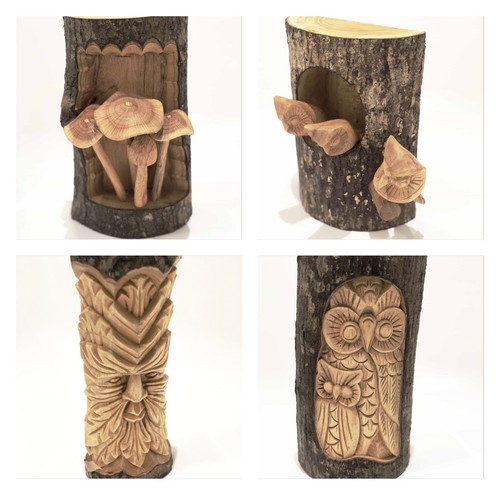 Wood carving garden - garden, ornament