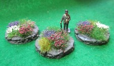 Small rock gardens (3) - OO Gauge/1:76 scale - Ready to plant