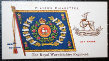 THE ROYAL WARWICKSHIRE REGIMENT  Vintage 1907 Illustrated  Card  DE10MS